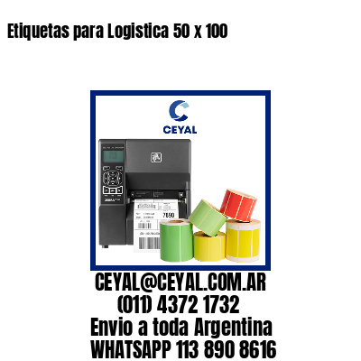 Etiquetas para Logistica 50 x 100