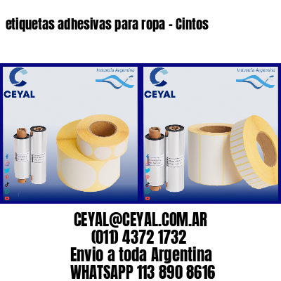 etiquetas adhesivas para ropa – Cintos