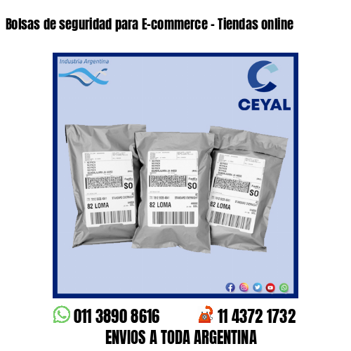 Bolsas de seguridad para E-commerce – Tiendas online