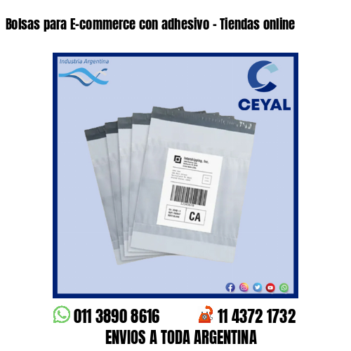 Bolsas para E-commerce con adhesivo – Tiendas online