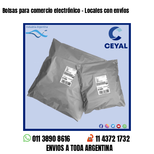 Bolsas para comercio electrónico – Locales con envíos
