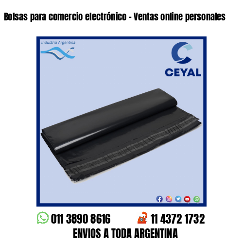 Bolsas para comercio electrónico – Ventas online personales