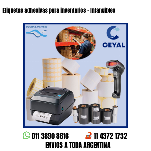 Etiquetas adhesivas para inventarios – Intangibles