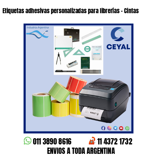 Etiquetas adhesivas personalizadas para librerías – Cintas
