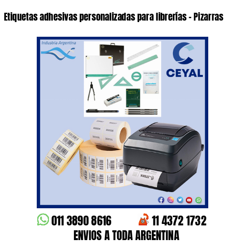 Etiquetas adhesivas personalizadas para librerías – Pizarras