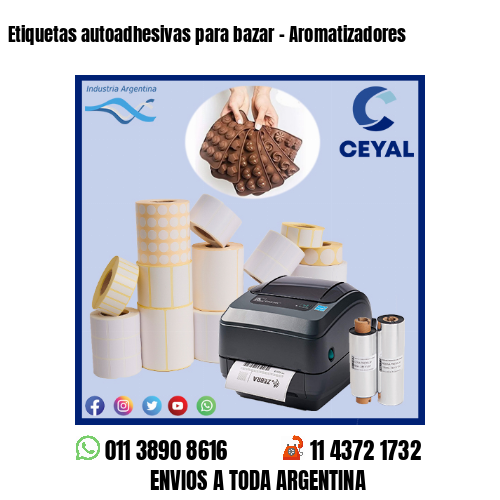 Etiquetas autoadhesivas para bazar – Aromatizadores