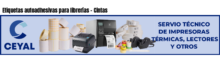 Etiquetas autoadhesivas para librerías - Cintas