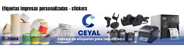 Etiquetas impresas personalizadas - stickers