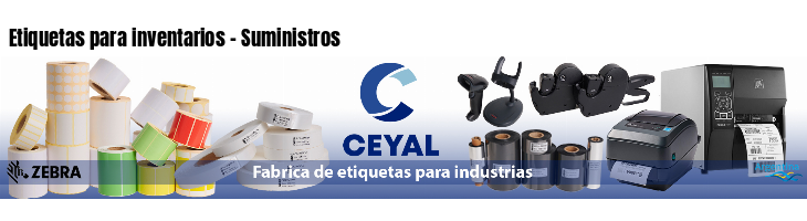 Etiquetas para inventarios - Suministros