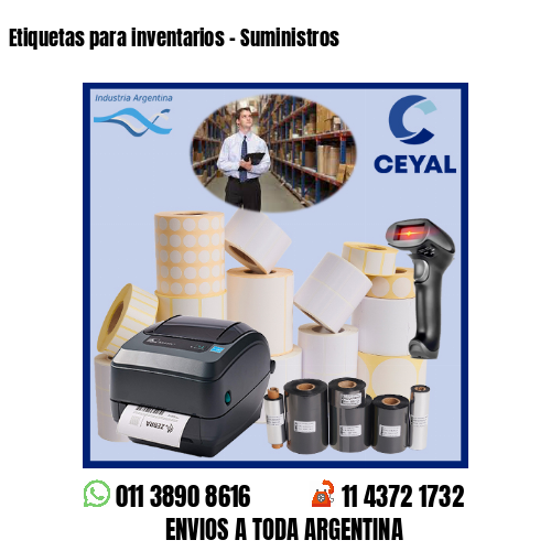 Etiquetas para inventarios – Suministros