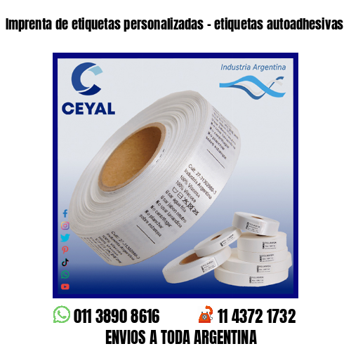 Imprenta de etiquetas personalizadas – etiquetas autoadhesivas
