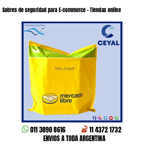 Sobres de seguridad para E-commerce – Tiendas online