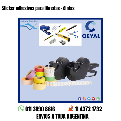 Sticker adhesivos para librerías – Cintas