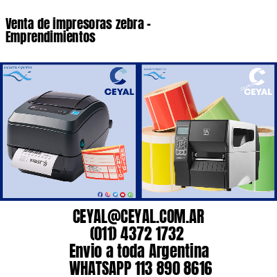 Venta de impresoras zebra – Emprendimientos