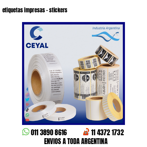 etiquetas impresas – stickers
