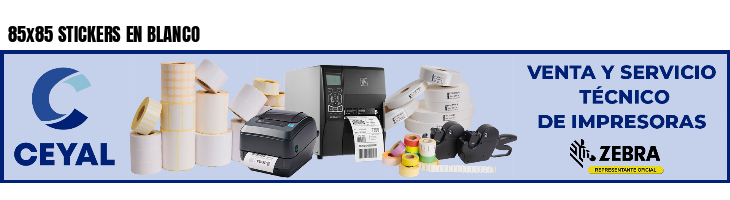 85x85 STICKERS EN BLANCO