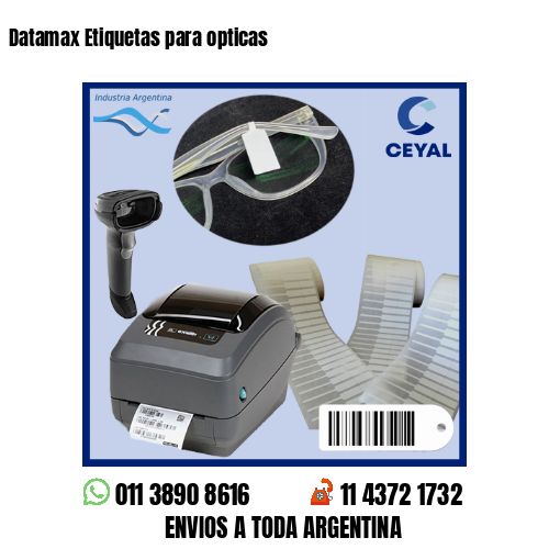 Datamax Etiquetas para opticas