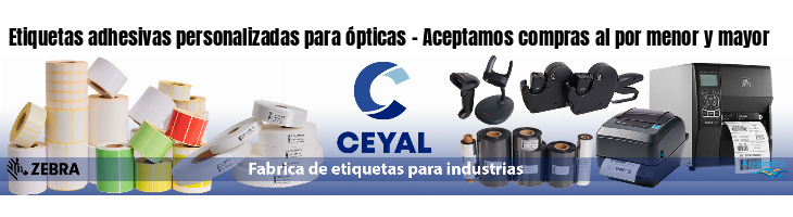 Etiquetas adhesivas personalizadas para ópticas - Aceptamos compras al por menor y mayor