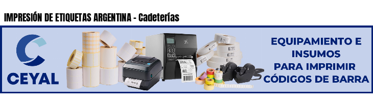 IMPRESIÓN DE ETIQUETAS ARGENTINA - Cadeterías