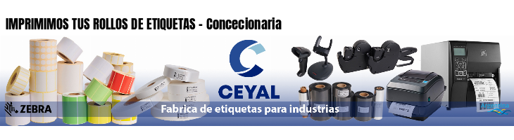 IMPRIMIMOS TUS ROLLOS DE ETIQUETAS - Concecionaria