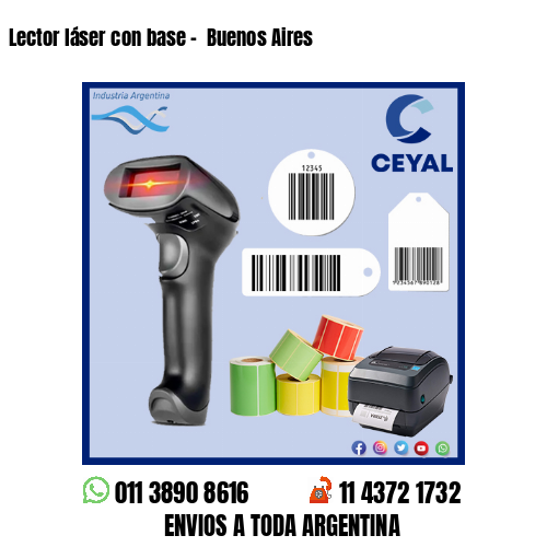 Lector láser con base –  Buenos Aires