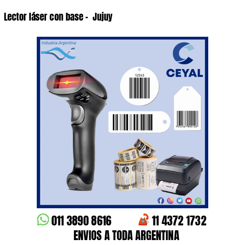 Lector láser con base –  Jujuy
