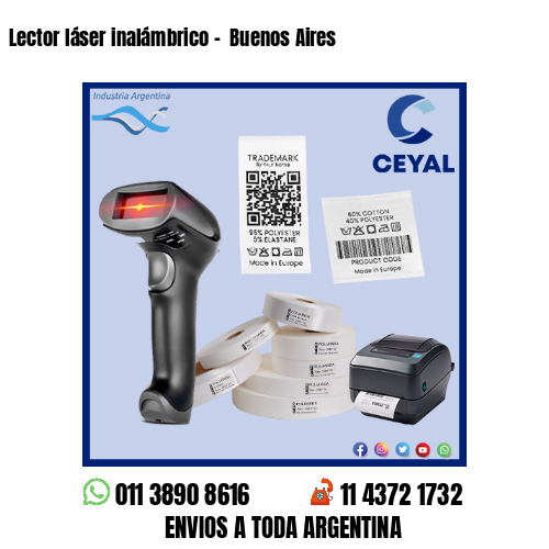 Lector láser inalámbrico –  Buenos Aires