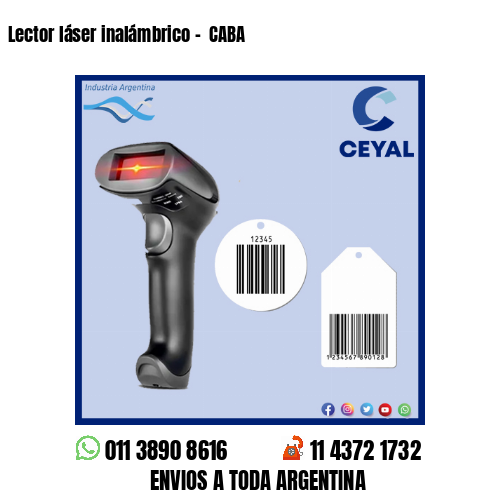 Lector láser inalámbrico –  CABA