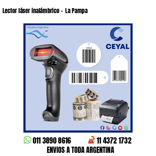 Lector láser inalámbrico –  La Pampa