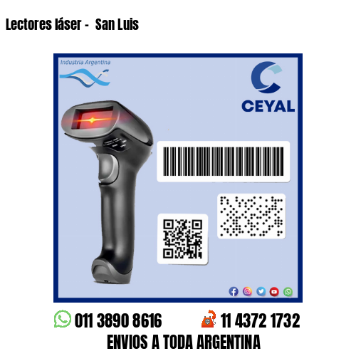 Lectores láser –  San Luis