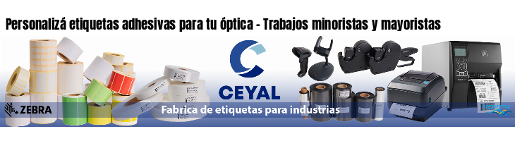 Personalizá etiquetas adhesivas para tu óptica - Trabajos minoristas y mayoristas