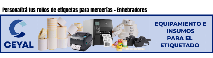 Personalizá tus rollos de etiquetas para mercerías - Enhebradores 