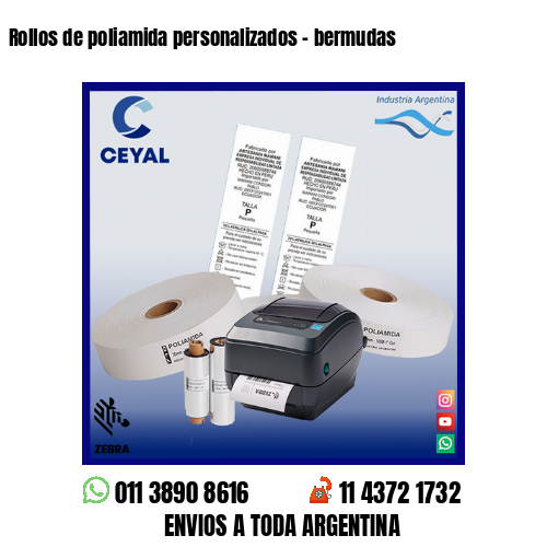 Rollos de poliamida personalizados – bermudas