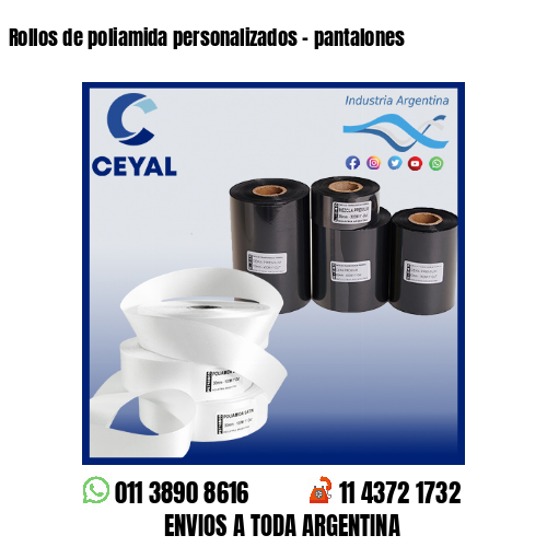 Rollos de poliamida personalizados – pantalones