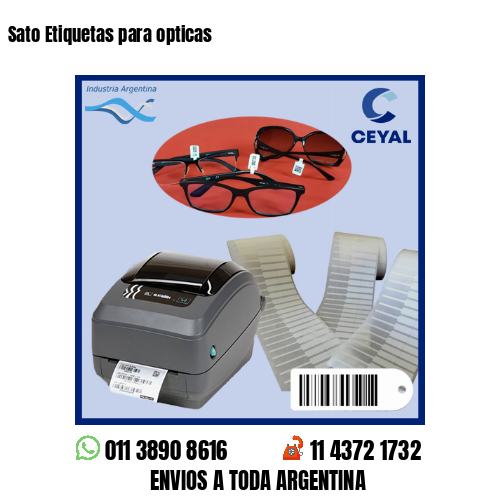 Sato Etiquetas para opticas