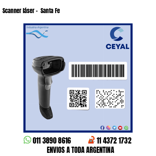 Scanner láser –  Santa Fe