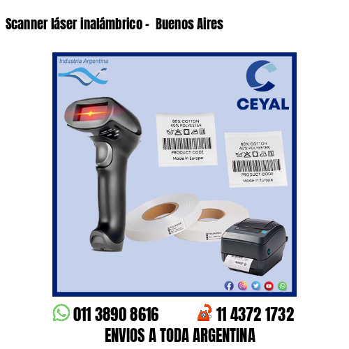 Scanner láser inalámbrico –  Buenos Aires