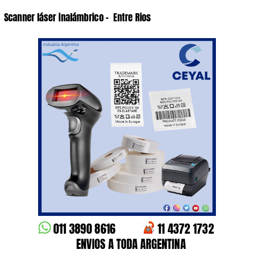 Scanner láser inalámbrico –  Entre Rios