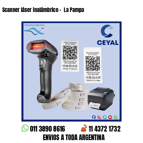 Scanner láser inalámbrico –  La Pampa