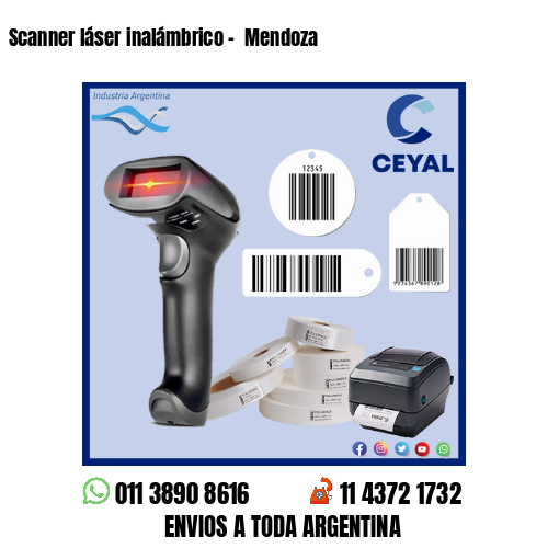 Scanner láser inalámbrico –  Mendoza