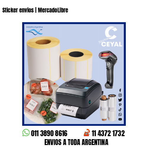Sticker envios | MercadoLibre