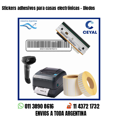 Stickers adhesivos para casas electrónicas – Diodos