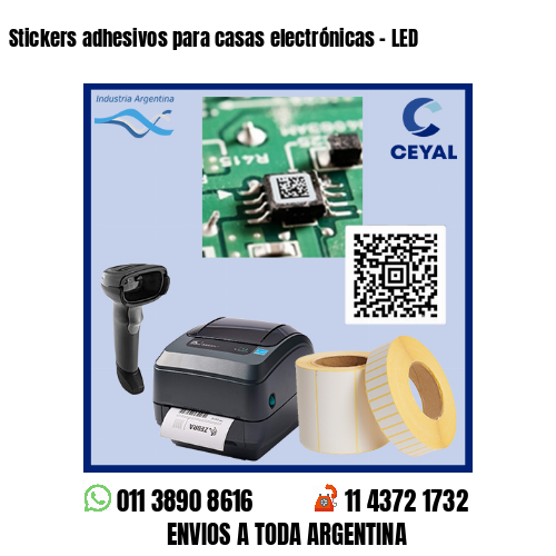 Stickers adhesivos para casas electrónicas – LED