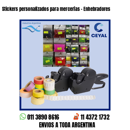 Stickers personalizados para mercerías – Enhebradores