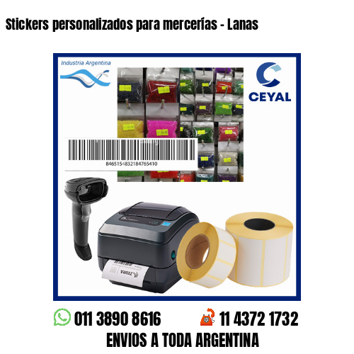 Stickers personalizados para mercerías – Lanas