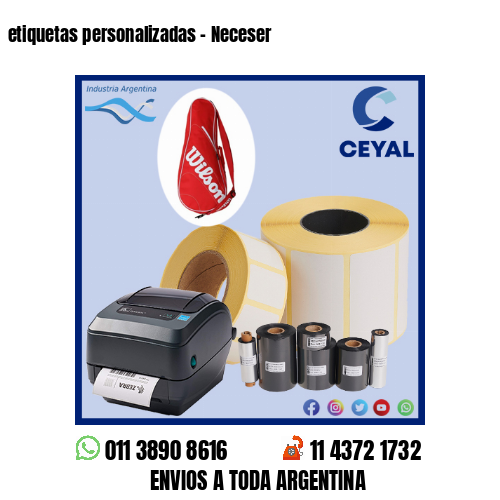 etiquetas personalizadas – Neceser