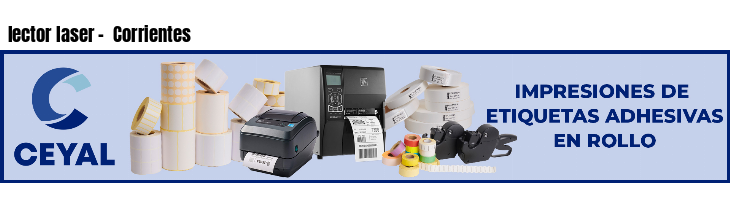 lector laser -  Corrientes