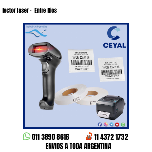 lector laser –  Entre Rios