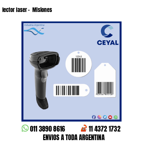 lector laser –  Misiones