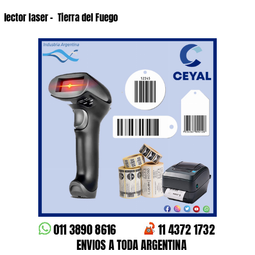 lector laser –  Tierra del Fuego